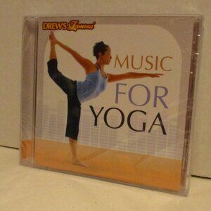 Music For Yoga NEW Sealed Small Black White Blue Travel Vacation Outdoors CD